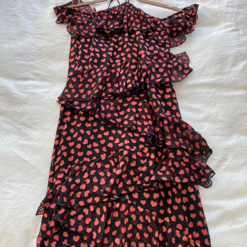 Alice and Olivia Heart Ruffle Dress - Picture 5 of 5